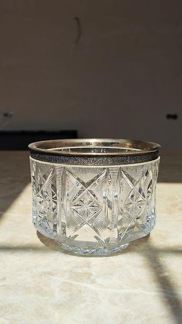 Дом и сад: Kristal melxior konfet qabı - Material: qalın kəsmə kristal, üst — 1