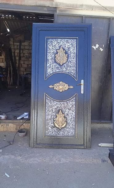 qapi dekoru: Metal qapılar – dekorativ naxışlı, təhlükəsiz və davamlı - Material — 4
