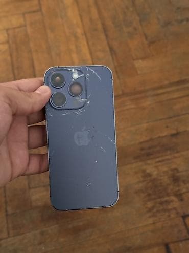 zapcast iphone: IPhone 14 Pro, Göy, Qırıq — 1