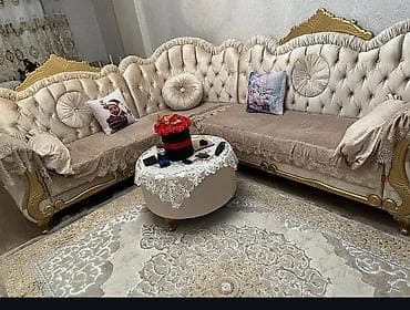 kunc divanlar 2020: İşlənmiş, Künc divan, Pufik, Bazalı — 1