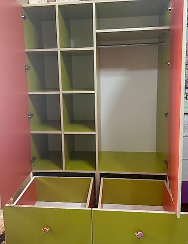 usaq skaf: Oğlan və qız üçün, İşlənmiş, 2 qapılı, Açılan, Düz dolab — 4