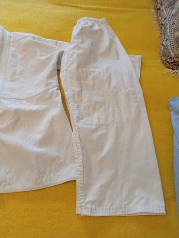 trenerke od mokre likre: Judo kimono dəsti – gödəkcə və şalvar - Rəng: ağ - Material: qalın — 3