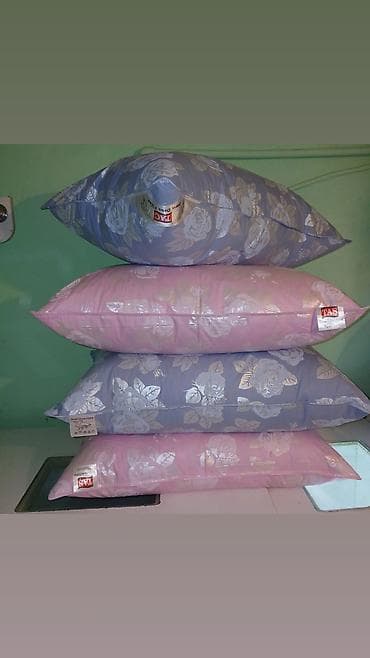 Tüklü yastıqlar - Ölçülər: hazır 50×70 və 70×70 - Dolğu variantları