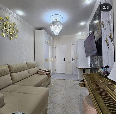 ev menzil: 2 otaqlı, 35 kv. m, Kredit var, Yeni təmirli — 4