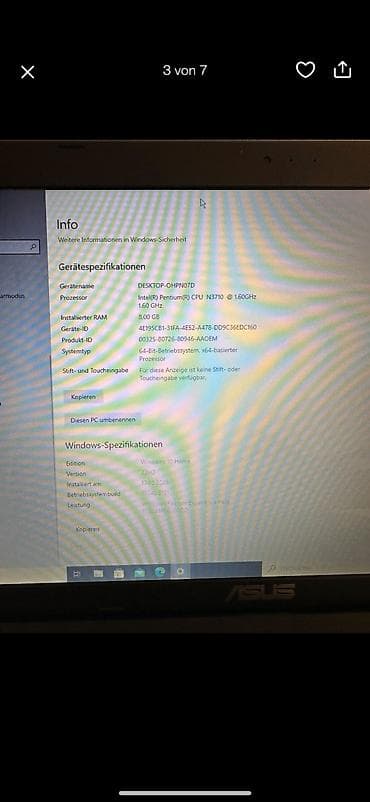 s10 tb: ASUS F751S 17.3" noutbuk, 8GB RAM, 1TB HDD Satılır ASUS F751S noutbuk — 5