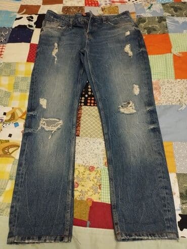 cins inekler: Джинсы, Zara, XS, цвет - Синий — 1