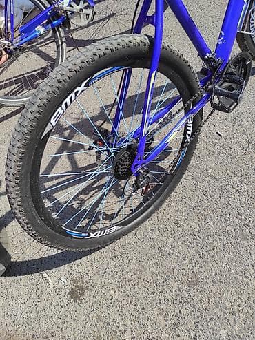 BMx GTR dağ velosipedi - Rəng: bənövşəyi-göy, qara-sarı aksentlər - — 3