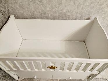 masa və stul: Oğlan və qız üçün, Yeni, Dördbucaq, Beşik, Dəstsiz, Matras ilə, Yellənmə mexanizm ilə — 2