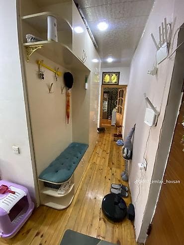 Hövsan qəsəbəsi. 9/9 mərtəbə, 2 otaqlı mənzil. Planlaşdırma: - Geniş