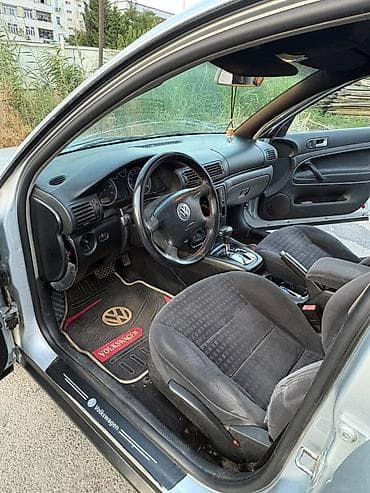 bmw e46 stop: Volkswagen Passat B5 sedan - Gümüşü rəng, qara rəngli disklər - — 4