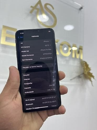 iphone 6 plus plata: IPhone Xs Max, 256 GB, Qara, Face ID — 3