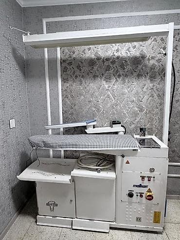 Malkan sənaye ütüləmə stansı - Buxarlı ütüləmə masası və inteqrə