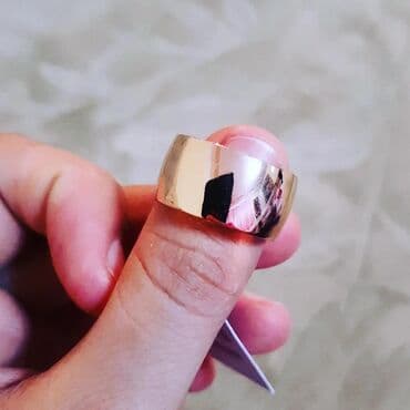 750 əyar qızılın alış qiyməti: Toy, Üzük, Çəhrayı qızıl, 583 Əyar, Qaşsız — 3