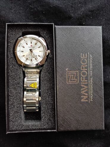 forsining saat: Yeni, Qol saatı, NaviForce, rəng - Gümüşü — 1
