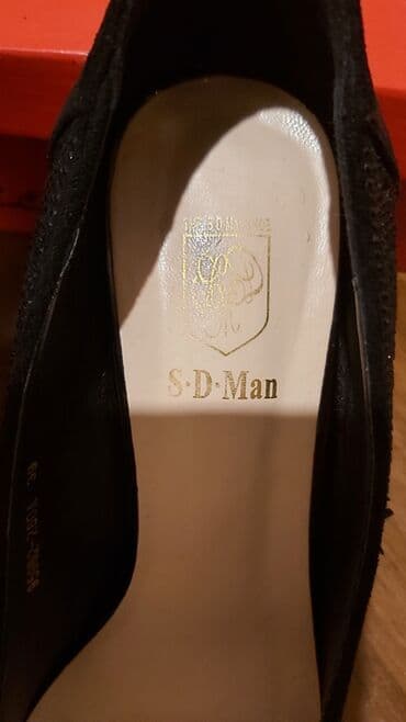 зеленые туфли: Туфли, Размер: 38.5, цвет - Черный, Новый — 4