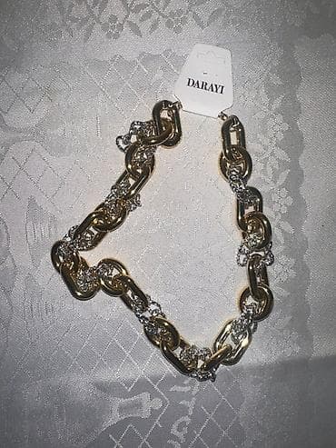 miniatur parfum: Brend: DARAYI Məhsul: Qalın zəncir boyunbağı - Dizayn: Böyük həlqəli — 2