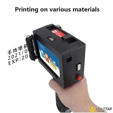 yurus aparati: Əl tipli portativ TIJ inkjet markalama printeri - 5.0 düymlük rəngli — 1
