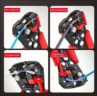 bicaq itileyen: Avtomatik kabel soyucu, kəsici və sıxıcı alət - 3-ü 1-də funksiya — 5