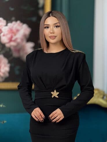 вечерние платья для полных: Zərif dizaynlı qadın geyimləri – qələm kəsimli midi donlar - Rənglər — 2