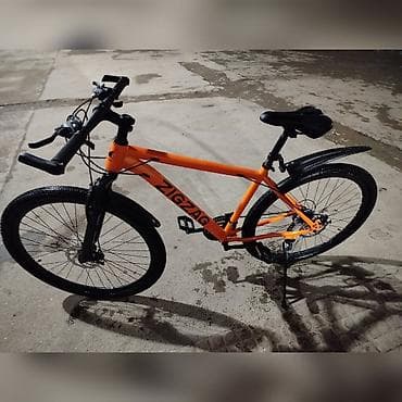 ZIGZAG dağ/şossə tipli velosiped - Rəng: narıncı karkas, qara asqı və