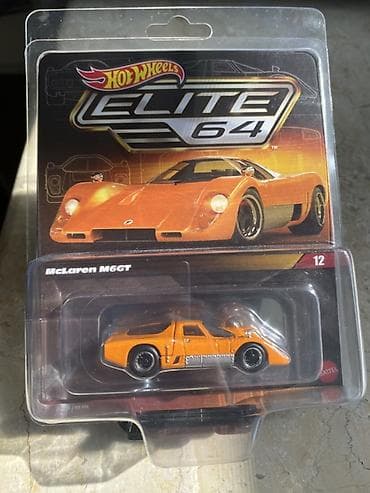 klasik gitara: Hot Wheels Elite 64 – McLaren M6GT - Brend: Hot Wheels (Mattel) - — 2