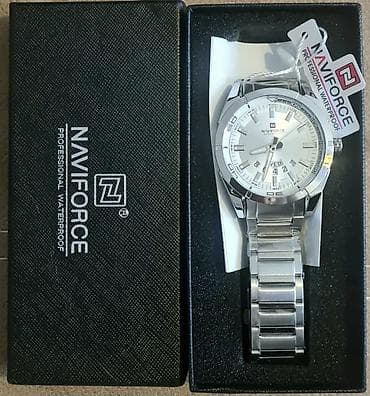 3d saatlar: Yeni, Qol saatı, NaviForce, rəng - Gümüşü — 9