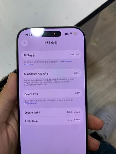 iphone 15 qiymət: IPhone 16 Pro, 256 GB, Natural Titanium, Simsiz şarj — 6