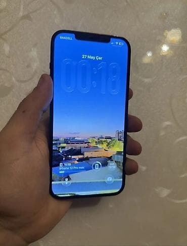 philips xenium 9@9s: IPhone 12 Pro Max, 256 GB, Mavi, Simsiz şarj, Face ID, Sənədlərlə — 5