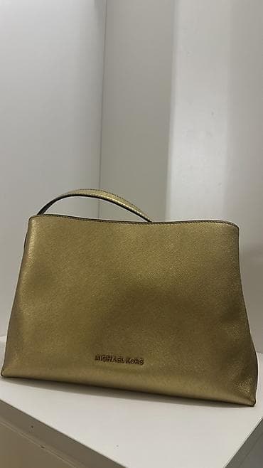 Çantalar: Michael Kors çanta - Rəng: metalik qızılı - Material: teksturalı — 4