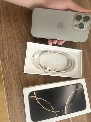 npad 16: IPhone 16 Pro, 128 GB, Natural Titanium, Simsiz şarj — 3