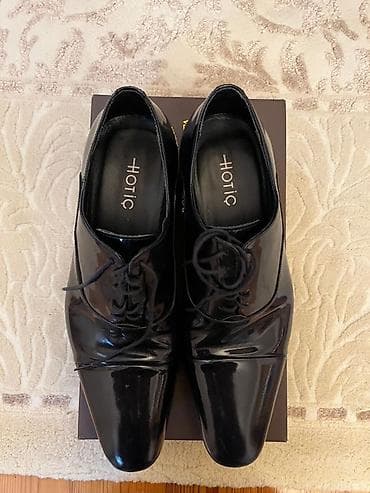 esger geyimi: Hotiç kişi klassik ayaqqabısı Razmer 42 - Model: bağlamaqlı, qara — 2