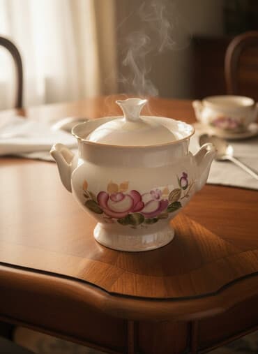 vinni kaşa: Sup qabları, 1 əd, rəng - Ağ, Farfor — 1