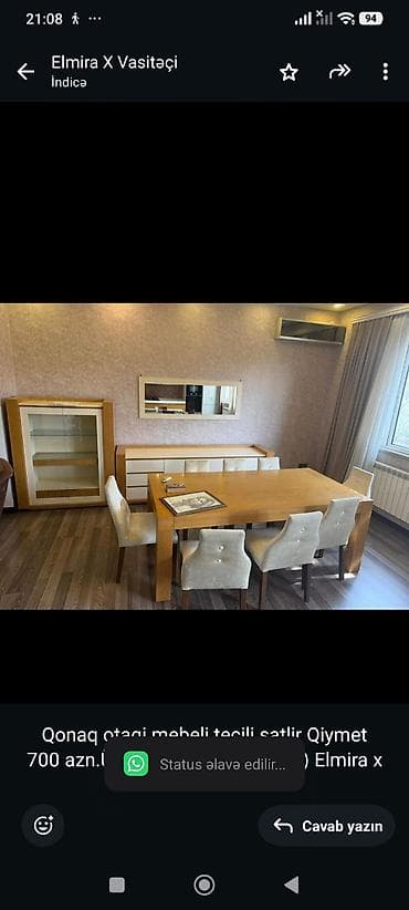 Дом и сад: Qonaq otagi mebeli tecili satlir Qiymet 700 azn.Ünvan Bakıxanov (5659) — 1