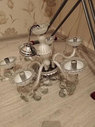 cıraq: Çılçıraq, 6 lampa, Şüşə — 1
