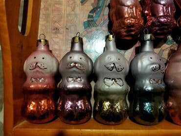 islenmis zontikler: Стеклянные елочные игрушки 2м — 3