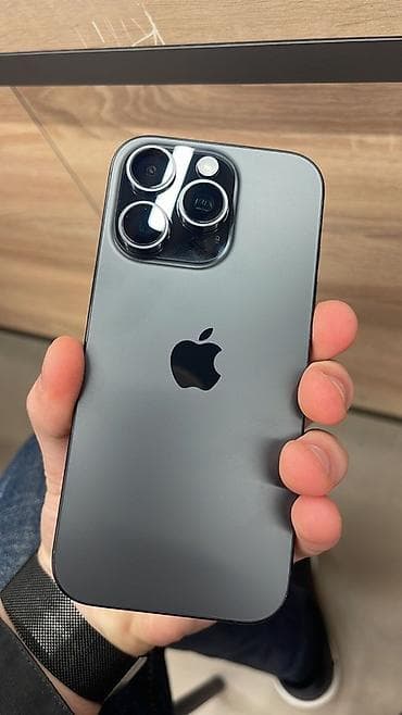 telefonlar ucuz: IPhone 16 Pro, 128 GB, Black Titanium, Barmaq izi, Simsiz şarj, Face ID — 2