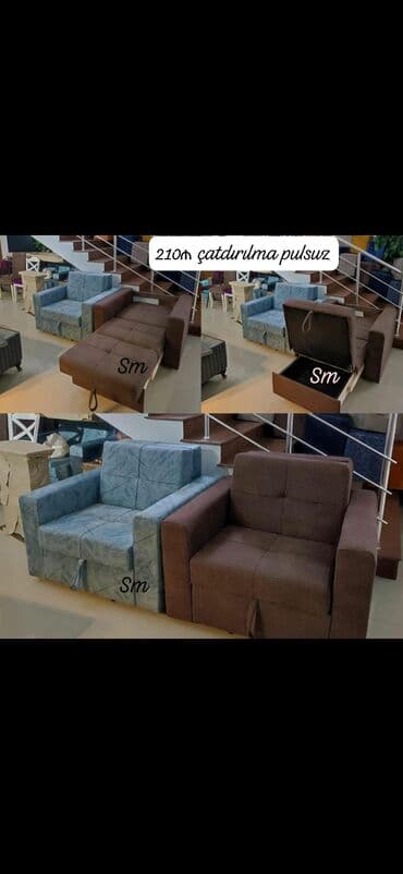 купить кресло кровать недорого бу: *✨AMERIKANKA kresloların sifarişi* 📏📏Ölçü eni 1m Açılan zaman 1m80sm — 1