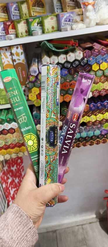 Aromatik tütsü çubuqları – müxtəlif ətirlər və kolleksiyalar Məhsul