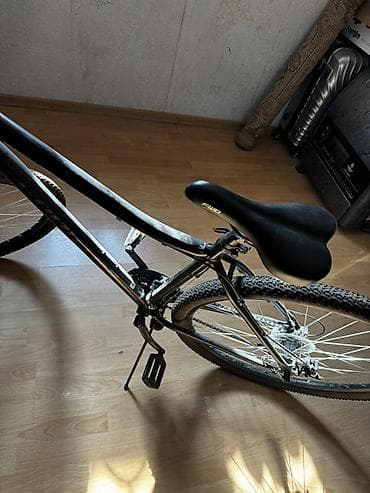 velosped 29: Dağ/şossi tipli universal velosiped - Rəng: qara - Çərçivə: metal — 3