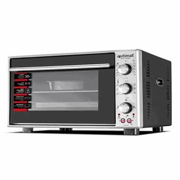 itimat elektrikli soba: Духовка Itimat, Электрическая, цвет - Серый, Отдельностоящая, Новый — 1