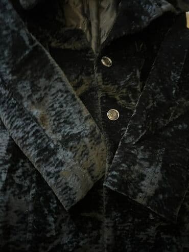 dublyonka dublonka дублёнка: Palto, L, rəng - Qara — 2