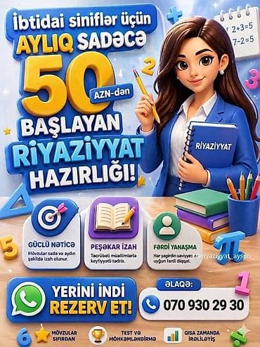 Repetitor, Riyaziyyat, Azərbaycan dili — 3