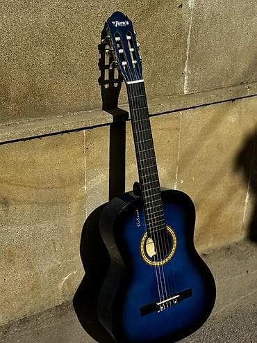 gitar amfisi: Valencia klassik gitara – mavi-sunburst rəngli korpus - Brend/model — 5