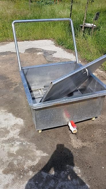 Bak, Paslanmayan polad, 200 l l, Yeni, Ünvandan götürmə — 1