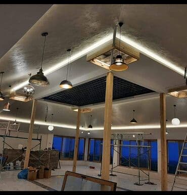 Укладка плитки: Dizayn ofis ev bağ mənzil tavanlarin yigilmasi divar pol — 2