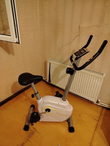 Maskalar, eynəklər: Stasionar velotrenajor – FITNESS - Kompakt və səssiz maqnitli sistem — 4