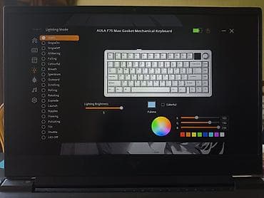 16 pro max 256: AULA F75 Max Gasket Mechanical Keyboard - Kompakt 75% layout – yön — 3