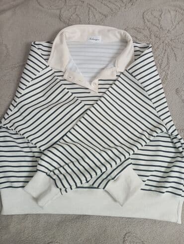 hind geyimləri: Zolaqlı polo sviter - Brend: Shishangyizu (etiket üzərində) - Rəng — 4