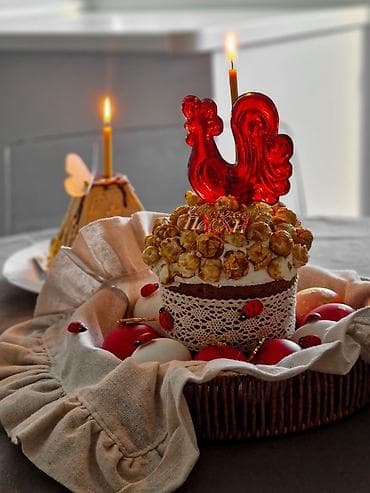 acar naboru satilir: Pasxa kulici – əl işi şirin bişinti - Klassik xəmirdən, kərə yağı və — 4