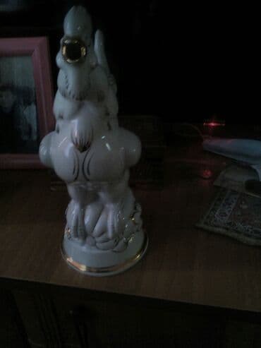 ваза стеклянная прозрачная высокая без узора: Большая статуэтка кувшн в отличном состоянии советских времён — 2